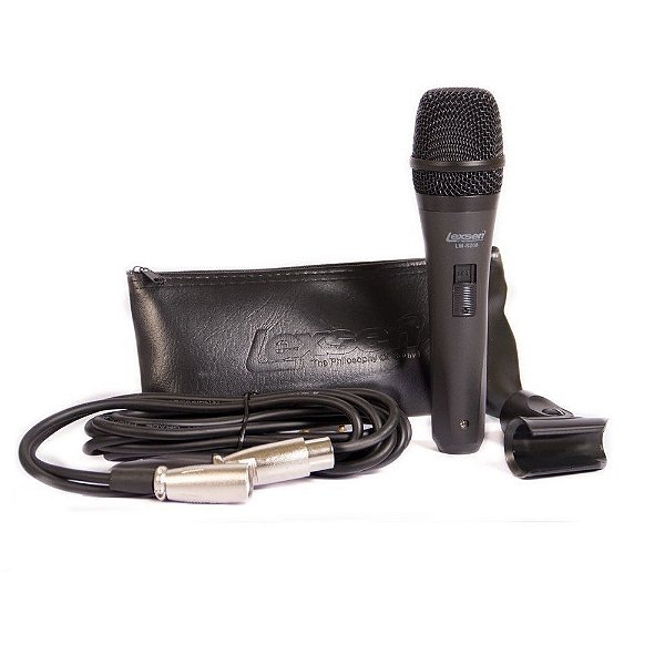 Microfone Dinâmico Lexsen LM-S200 com Cabo