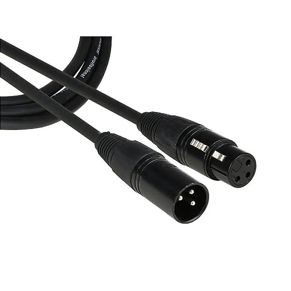 Cabo XLR Balanceado para Microfone - 1 Metro - Saty SXB-01