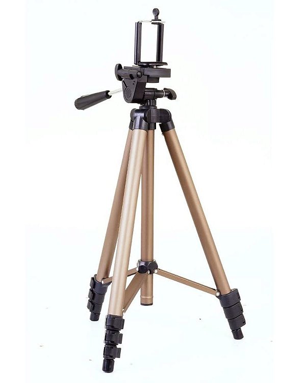 Tripé WT-3130 - Altura Máxima 1,25m - Suporta 2kg