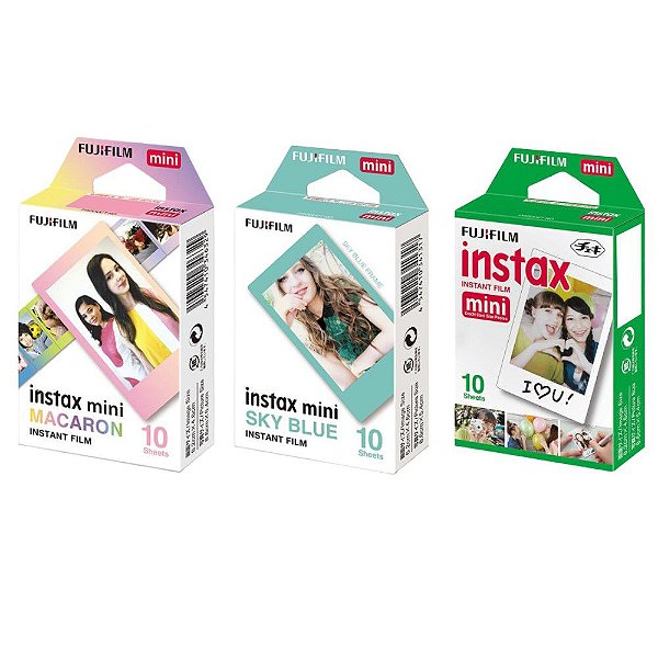 Combo de Filmes para Instax Mini com 30 Fotos - Fujifilm