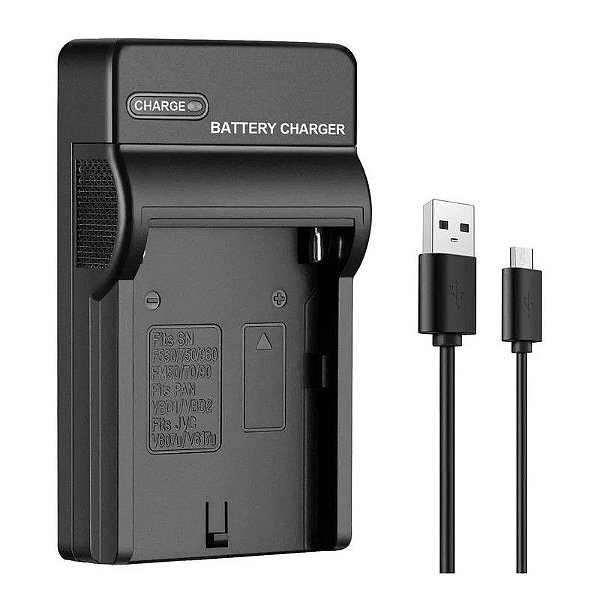 Carregador de Bateria Greika NPF USB