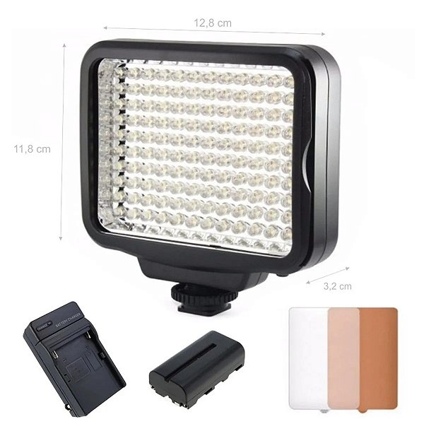 Iluminador LED com Bateria e Carregador LED-5009