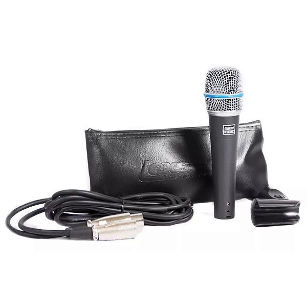 Microfone Dinâmico Lexsen LM-B57A com fio