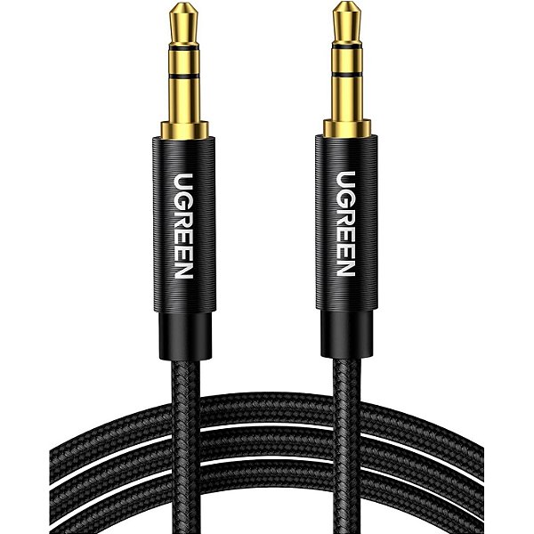 Cabo de Áudio Auxiliar P2/P2 1 metro - Ugreen AV112