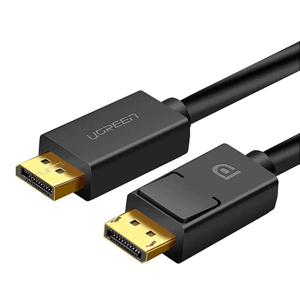 Cabo DisplayPort 1.2 4K 60Hz e 3D de 1 metro - Ugreen DP102 / 10244