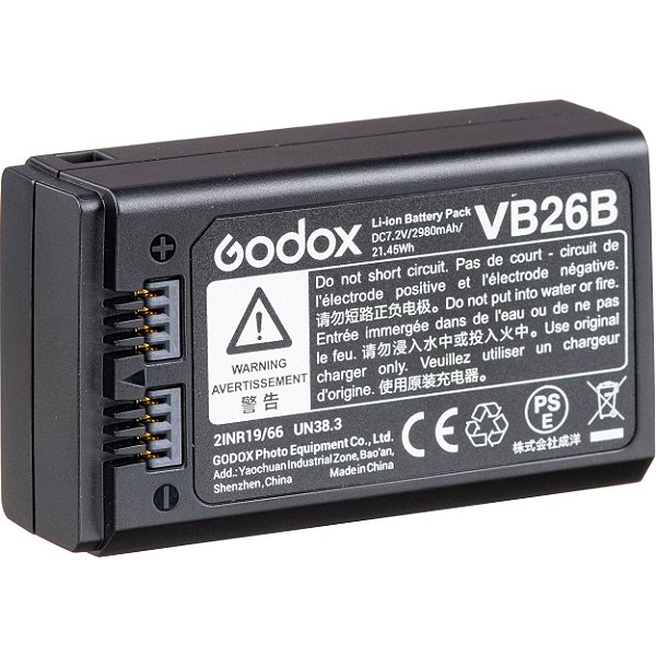 Bateria Godox VB26B para V1, V100, V850 III, V860 III - Original