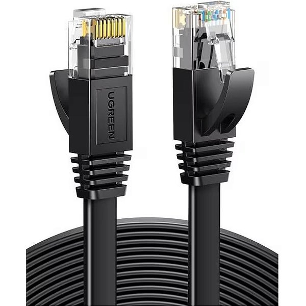 Cabo Ethernet Cat 6 de 1000 Mbps de 3 metros Flat U/UTP - Ugreen NW102
