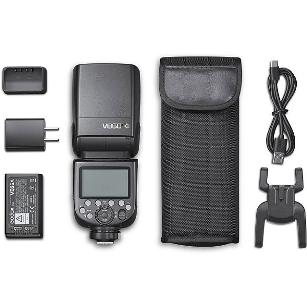 Flash Godox V860 III para Canon E-TTL HSS Kit com Bateria