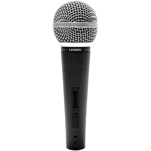 Microfone com fio Dinâmico Supercardioide - Lexsen LM-58S