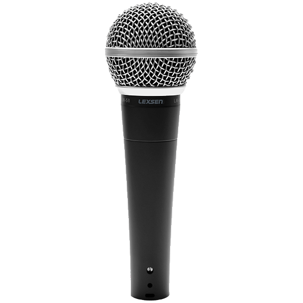 Microfone com fio Dinâmico Cardioide - Lexsen LM-58
