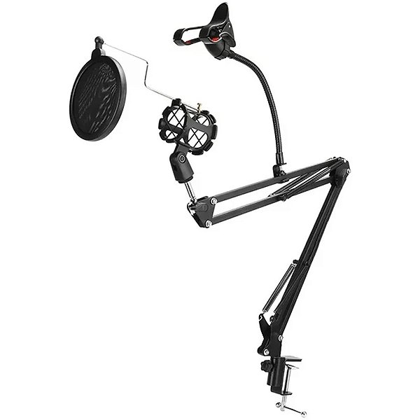 Braço Articulado para Microfone e Celular - Greika 35-C