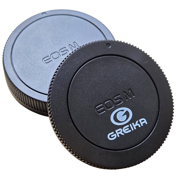 Tampas para Corpo e Lente da Câmera Canon EOS M; M6; M50; M200 - Greika RBC01