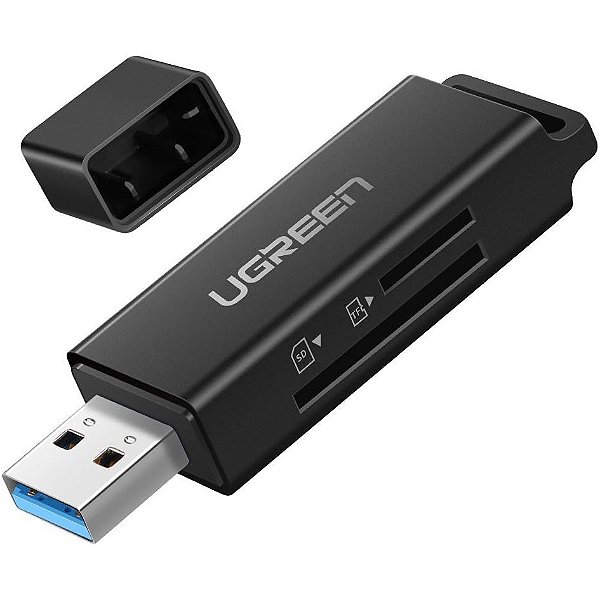 Leitor de Cartão TF e SD para USB 3.0 - Ugreen CM104 40752