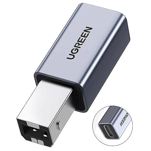 Adaptador de Impressora USB-C para USB-B - Ugreen US241 20120