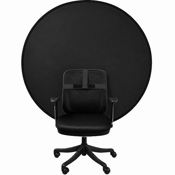 Fundo Preto Chroma Key 110cm para Cadeira - Greika WBG-110