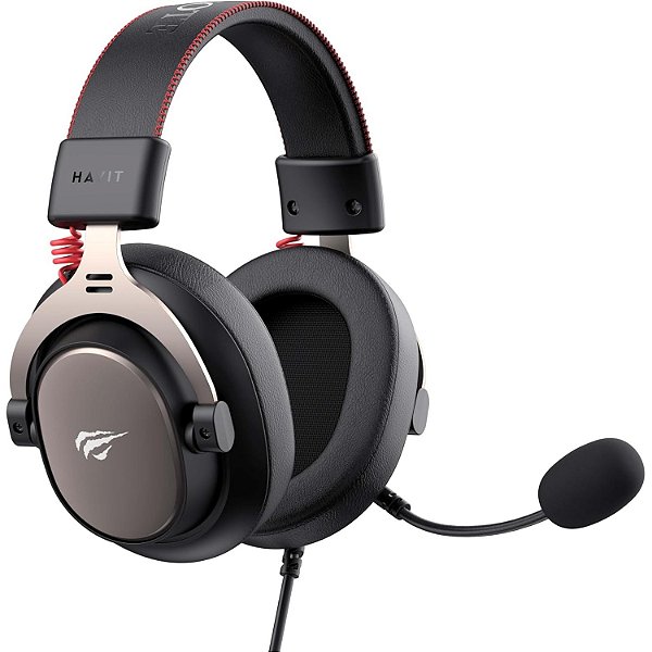 Headset Gamer Multiplataforma com Drivers de 53mm P3 3,5mm - Havit Gamenote H2015E