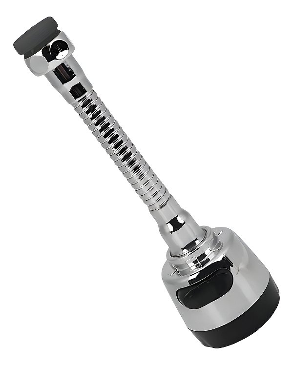 Adaptador flexível torneira 360° duplo comando