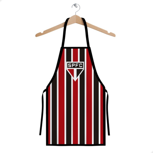 Avental Unissex São Paulo Licenciada - Sude Cor Vermelho