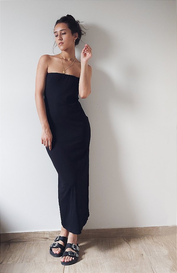 Vestido Canelado Carrie