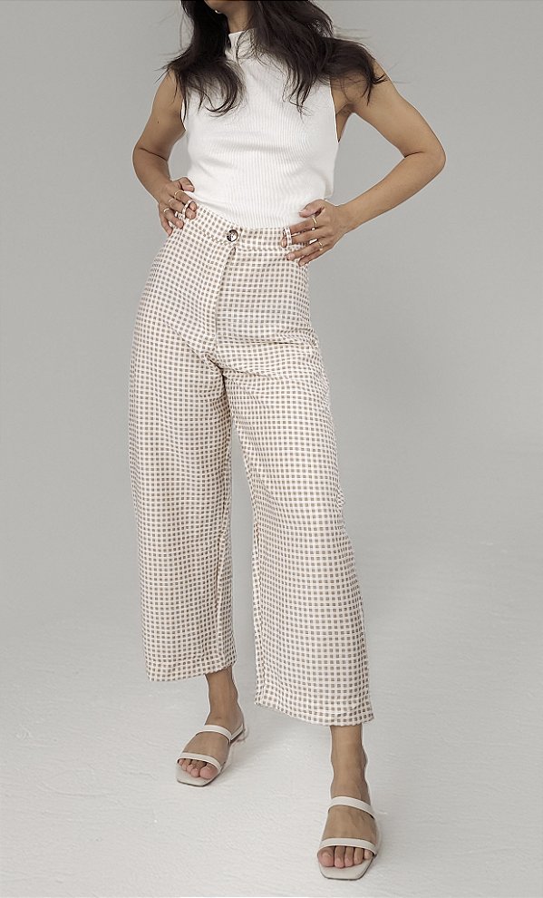 Calça Alfaiataria Vichy