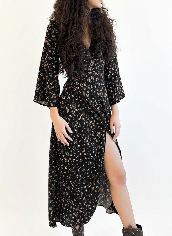 Vestido Envelope Midi Dayse