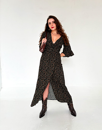 Vestido Envelope Midi Dayse