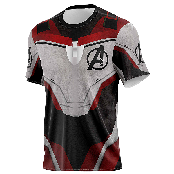 Camiseta Vingadores Avengers Super Herói Tecido Dryfit