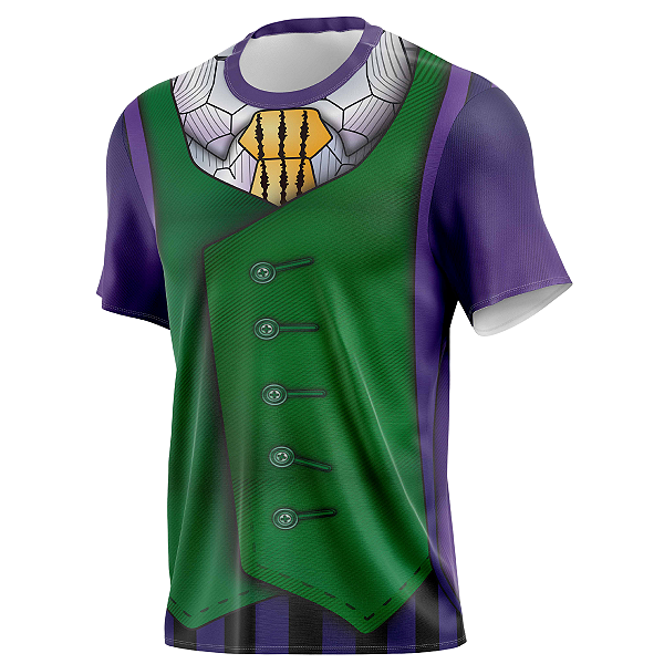 Camiseta Coringa Super Herói Tecido Dryfit