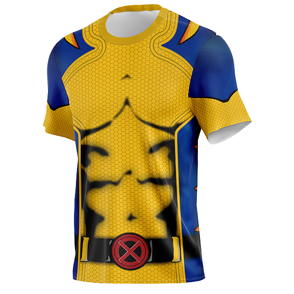 Camiseta Wolverine Super Herói Tecido Dryfit