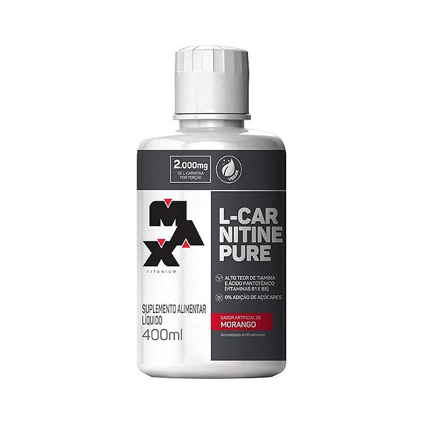 L-CARNITINE PURE 2.000MG 400ML - MAX TITANIUM