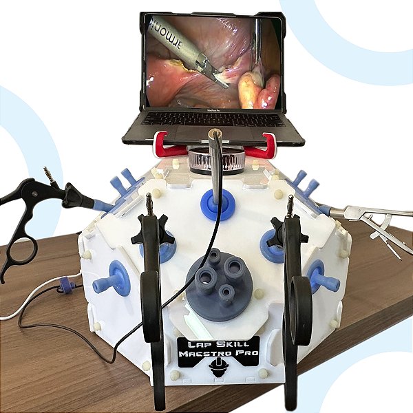 Simulador de Videolaparoscopia Profissional – Box de Treinamento LapSkill MaestroPro
