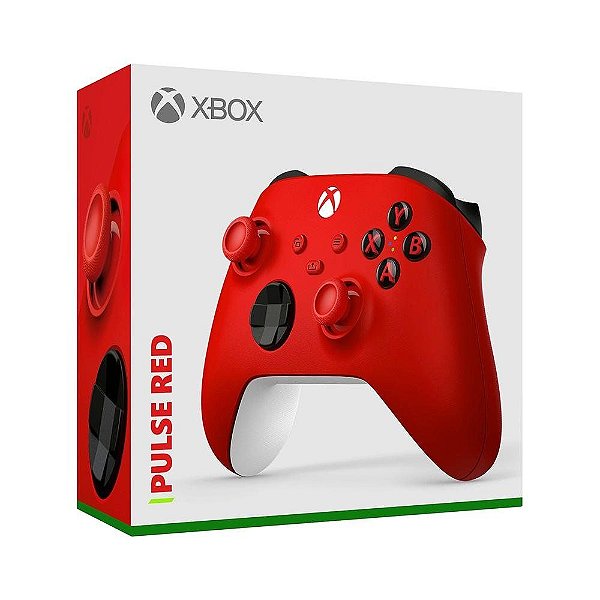 CONTROLE SEM FIO XBOX - PULSE RED LOTE:NF 12646