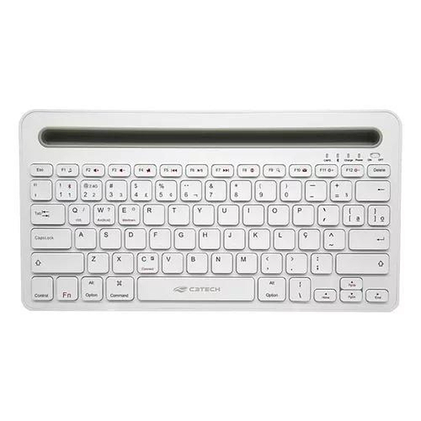 Teclado C3Tech Sem Fio Bluetooth Multi Device Kbt100wh
