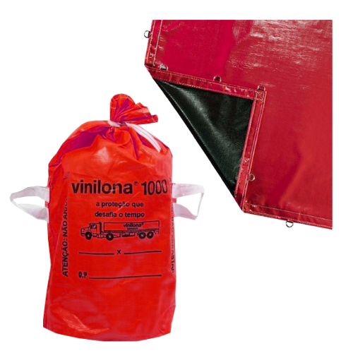 Lona Vinilona 1000 Sansuy Original 3x6 Vermelha 6x3