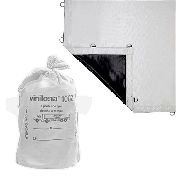 Lona Vinilona 1000 Sansuy Original 4x10 Branco 10x4