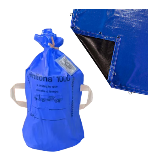 Lona Vinilona 1000 Sansuy Original 6x7 Azul 7x6