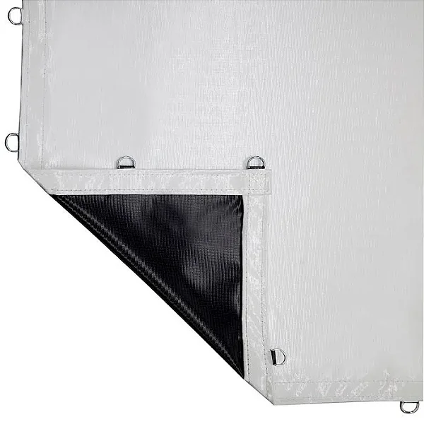 Lona Vinil Carga Pesada 1000 Caminhão 4x5 Branca 5x4