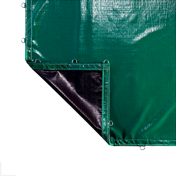 Lona Vinil Carga Pesada 1000 Caminhão 4x9 Verde 9x4