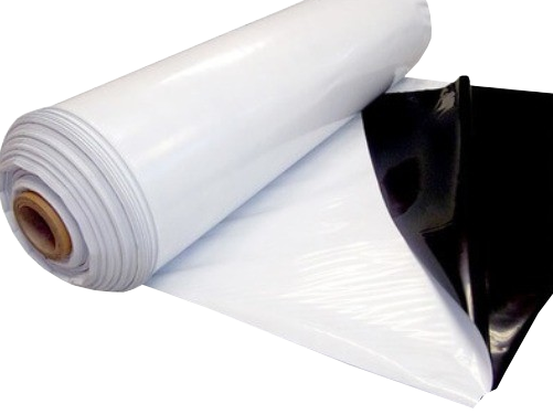 Lona Preta E Branca Dupla Face 200 Micras Silagem 8x40 / 40x8