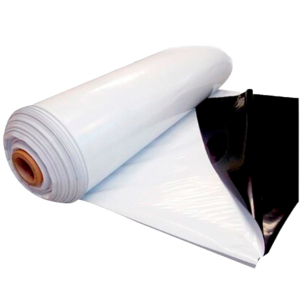 Lona Preta E Branca Dupla Face 200 Micras Silagem 8x50 Mts
