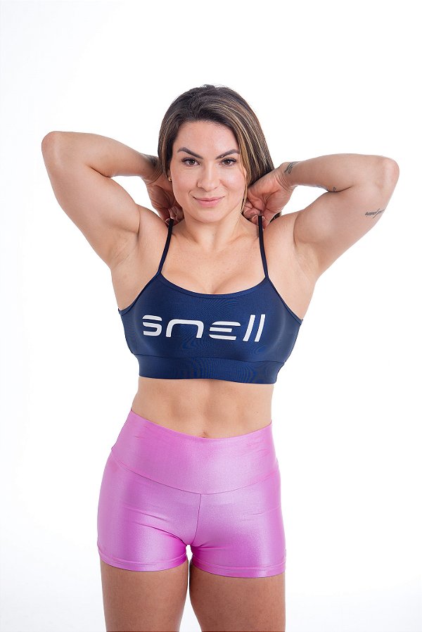 Top SNELL Classic Marinho Branco Big