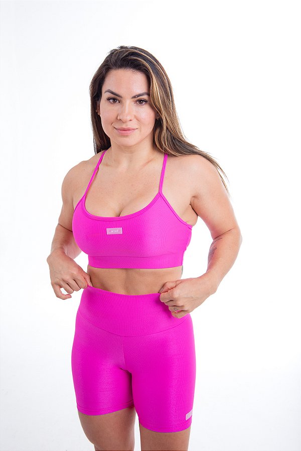 Top SNELL Nadador Rosa Microcanelado