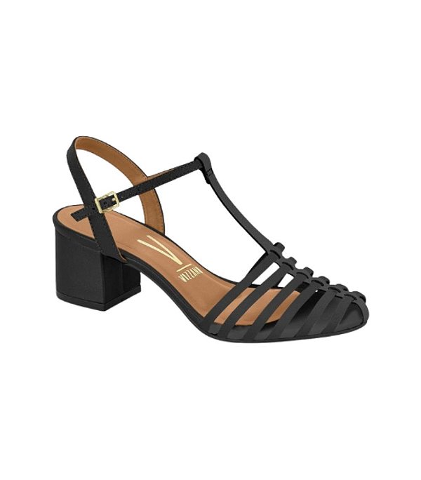 Sandália Feminina Casual Vizzano Salto Bloco 5cm