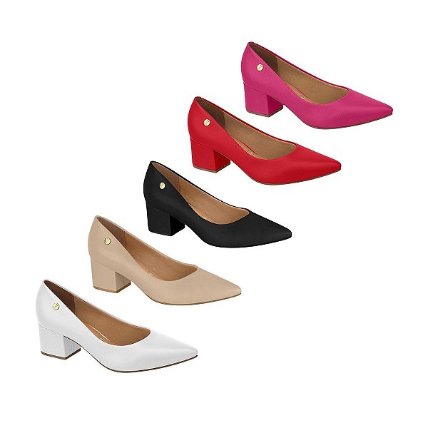 Scarpin Feminino Vizzano Salto 5 cm Confortável Casual