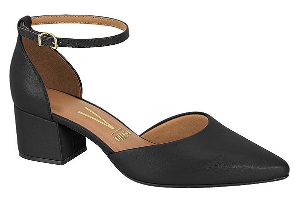 Scarpin Mule Salto Bloco 5cm Vizzano