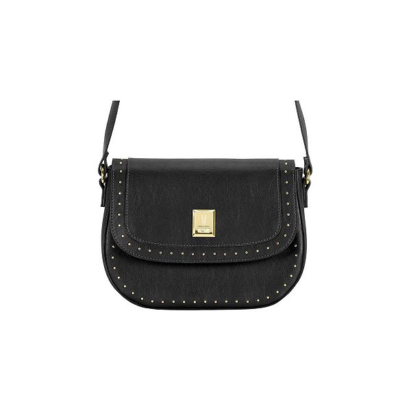 Bolsa Tiracolo com Bolinha Douradas  Feminina Vizzano
