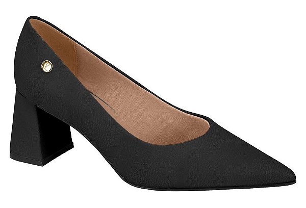 Scarpin Salto Bloco 7cm Feminino Vizzano