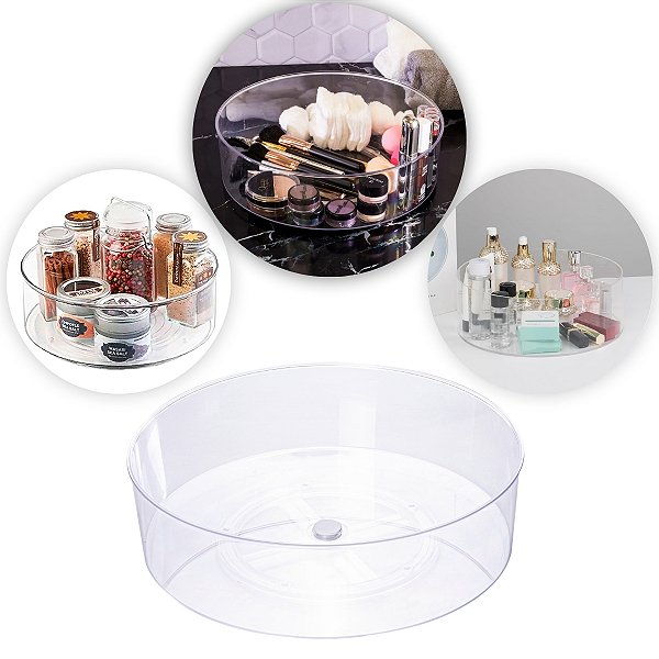 Organizador Giratório Geladeira Maquiagem Armário Mesa Despensa Banheiro Multiuso