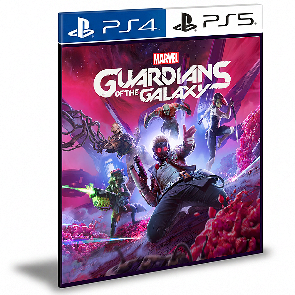 Guardiões da Galáxia da Marvel - Ps4 e Ps5