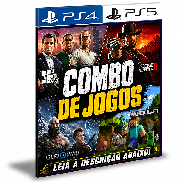 Combo de jogos - Ps4 e Ps5